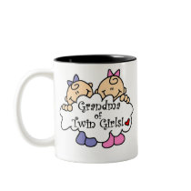 Grandma of Twin Girls Mug