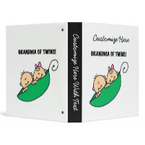 Grandma of Twins Gifts Binders