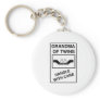 Grandma of Twins Handle With Care Key Chains