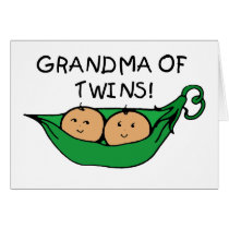 Grandma of Twins Pod Cards