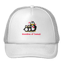 Grandma of twins trucker hat