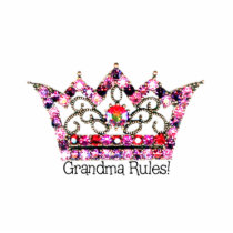 "Grandma Rules" Tiara SCULPTURE Photo Sculpture