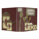 Grandma´s Recipes binders