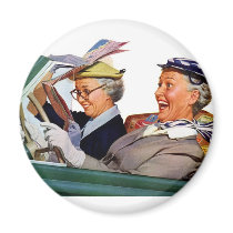 Grandma The Speed Queen Refrigerator Magnet