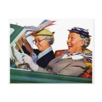 Grandma The Speed Queen Postcard