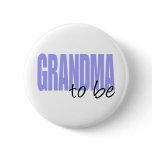 Grandma To Be (Purple Block Font) Pins