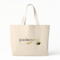Grandma to Bee Again T-shirt Canvas Bags