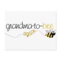 Grandma to Bee Again T-shirt Post Cards
