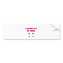 grandma twins bumper sticker