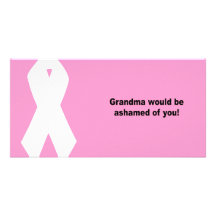 Grandma would be ashamed ofyou photo card template