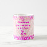 Grandma your name is a picture of love mug