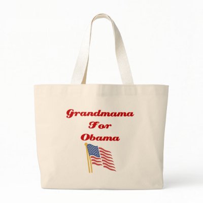 Grandmama For Obama Tote Bag by naturetees