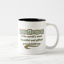 Grandmama of Gifted Grandchildren Coffee Mugs