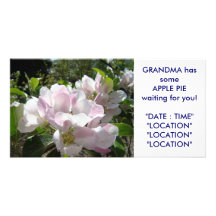 GRANDMA'S Apple Pie Card Announcement Invitations Photo Card