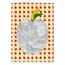 Grandma's Apple Pie Recipe Greeting Card