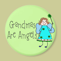 Grandmas Are Angels Gifts magnets