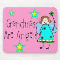 Grandmas Are Angels Gifts mousepads