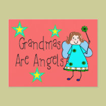 Grandmas Are Angels Gifts postcards