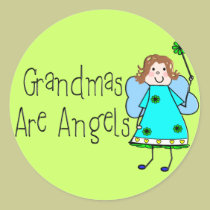 Grandmas Are Angels Gifts stickers