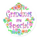 GRANDMAS are Special Round Sticker