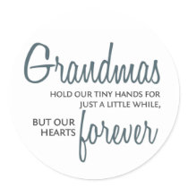 Grandmas Forever blue Sticker