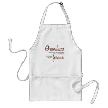 Grandmas Forever red Apron