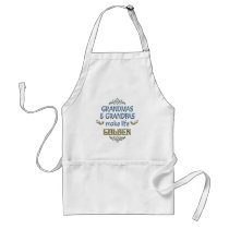 Grandmas Grandpas Make Life Golden aprons