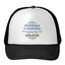 Grandmas Grandpas Make Life Golden hats