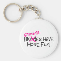 Grandmas Have More Fun Key Chain
