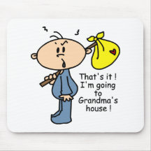Grandma's House Baby (BLUE) Mousepad