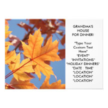 GRANDMA'S HOUSE DINNER Invitations Holiday Cards