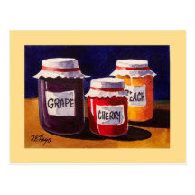 Grandma's Jelly Jars Post Card