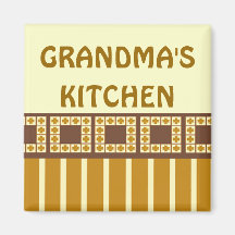 GRANDMAS KITCHEN FRIDGE MAGNET