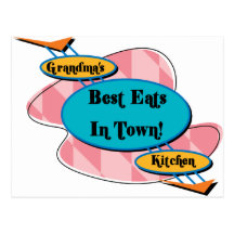 Grandmas Kitchen Postcard