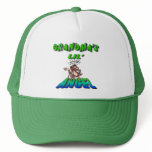 GRANDMAS LIL ANGEL GREEN w/monkey Trucker Hat