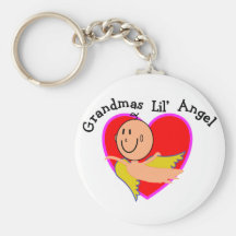 Grandmas Lil Angel T-Shirts & Gifts Key Chains
