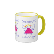 Grandma's Little Angel Coffee Mugs