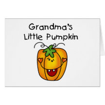 Grandma's Little Pumpkin T-shirts and gifts Cards