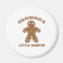 Grandma's Little Sweetie Fridge Magnet