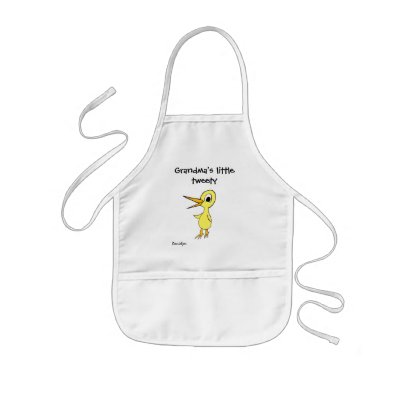 Grandma's little tweety Apron by danieljm