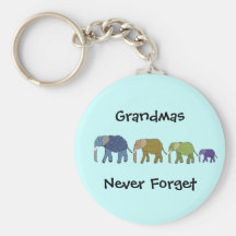 Grandmas Never Forget Keychain