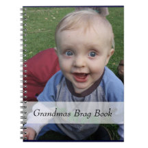 Grandmas Photo Brag Book Spiral Notebooks