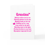 Grandma's Poem Greeting Cards