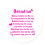 Grandma's Poem Round Stickers