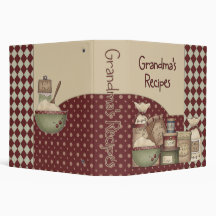 Grandma's Recipes 2" (Recipe Binder)