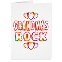 Grandmas Rock Greeting Cards