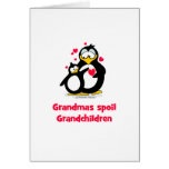 Grandmas spoil grandchildren greeting card