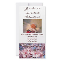 Grandma's Sweetest Valentine! Photo Cards Custom