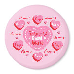 Grandma's Sweethearts Personalized Magnet