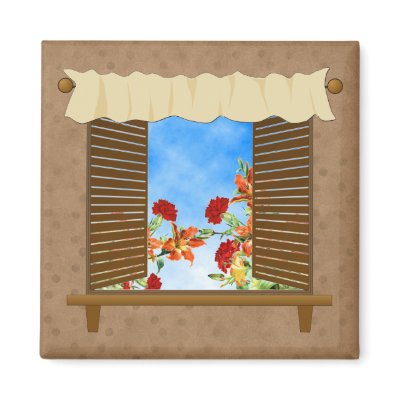 Grandmas window flower box magnet by RanchLady